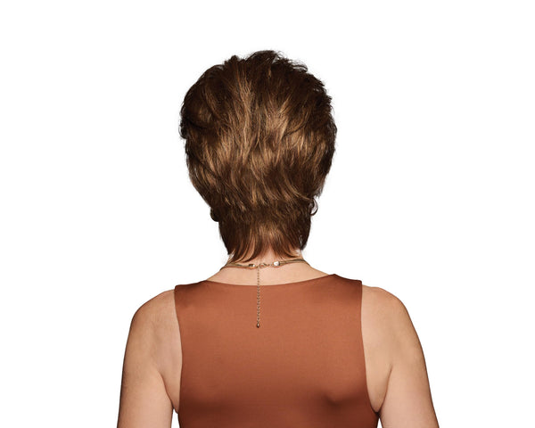 GABOR Femme & Flirty Short Shag Wig, Lightweight Volumous Style With Soft Layers, Average Cap, GL56-60 Sugared Silver