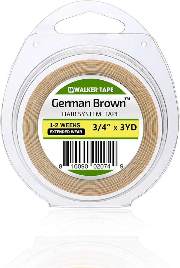 Walker Tape Premium limrulle 19 mm Sterk limeffekt Dobbeltsidige parykker Toupees