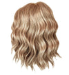 Gabor Conquer The Waves Designer Series Wig, Tusled Waves Mid-Length Bob Style, Gjennomsnittlig takstørrelse, GF14-22SS Sandy Blonde