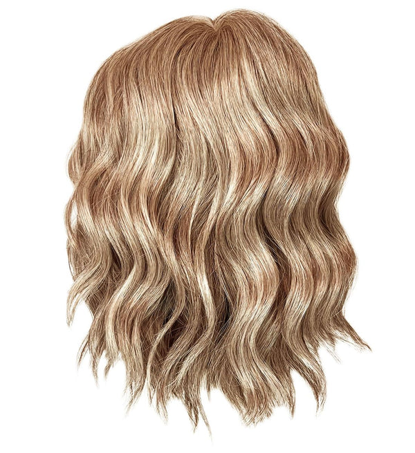 Gabor Conquer The Waves Designer Series Wig, Tusled Waves Mid-Length Bob Style, Gjennomsnittlig takstørrelse, GF14-22SS Sandy Blonde