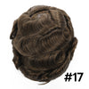Generisk fransk blonder herre toupee poly pu rundt toupee for menn hår stykke europeisk menneskehår erstatningssystem (17# mørk aske blond, 7x9 ""-120% middels lys til middels tetthet)