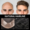 Generisk hårsystem for menn toupee fin mono hårstykke europeisk menneskehår erstatning npu hud rundt toupee for menn (5# middels lysebrun, 8x10 ""-120% middels lys til middels tetthet)