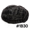 Generisk hårsystem for menn toupee fin mono hårstykke europeisk menneskehår erstatning npu hud rundt toupee for menn (5# middels lysebrun, 8x10 ""-120% middels lys til middels tetthet)