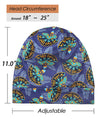 Focuscare Satin foret søvn Slouchy Cap Curly Girl Slap Headwear Gaver til krusete hårkvinner