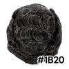 Generisk fransk blonder herre toupee poly pu rundt toupee for menn hår stykke europeisk menneskehår erstatningssystem (17# mørk aske blond, 7x9 ""-120% middels lys til middels tetthet)