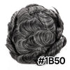 Menn toupee hårsystem Ultra tynn hudhårstykke europeisk menneskehår erstatning 0,02-0,10 mm v-loop toupee for menn. (2# Darkest Brown, 8x10-0.06mm-0.08mm V-loop)