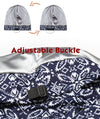 Focuscare Satin foret søvn Slouchy Cap Curly Girl Slap Headwear Gaver til krusete hårkvinner