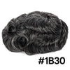 Sveitsisk blonder toupee for menn hårstykke europeisk humanhair erstatningssystem blonder front menn toupee blekepåde hårstykke. (320# mørkebrun med 20% grå, 6x8 "-100% lysmed-lys-tetthet)