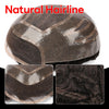 Generisk toupee for menn hårsystem fransk blonder front herre toupee europeisk menneskehår stykke fint mono hår erstatningssystem (3# mørkebrun, 8x10 ""-120% middels lys til middels tetthet)