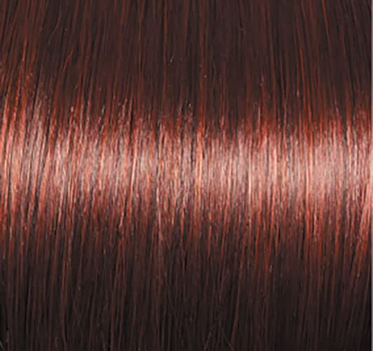 GABOR Blushing Beauty Mid-Length Barrel Curl Wig by Hairuwear, Average Size Cap, GL12-16 Golden Walnut