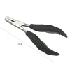 EXOTIC MYTH Heat Fusion Glue Keratin Bonding Micro Rings Removal Pliers for Hair Extensions (with 3mm and 5mm grooves)