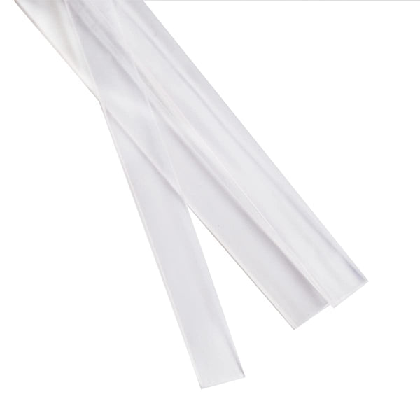 10pcs 0.9 * 20cm Italian Glue Keratin Bonding Glue Fusion Flat Tip For Fusion Human Hair Extensions(Transparent)