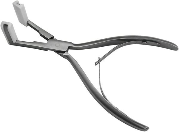 EXOTIC MYTH 1pcs Pro Range Tape Hair Pliers, Ergonomic Design, Black, Tape-In Installation