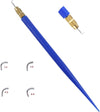 4 Size Ventilating Needle (1-1,1-2,2-3,3-4)&1Plastic Holder For Making Lace Wig/Closure/Frontal Ventilating Needle Net Needle
