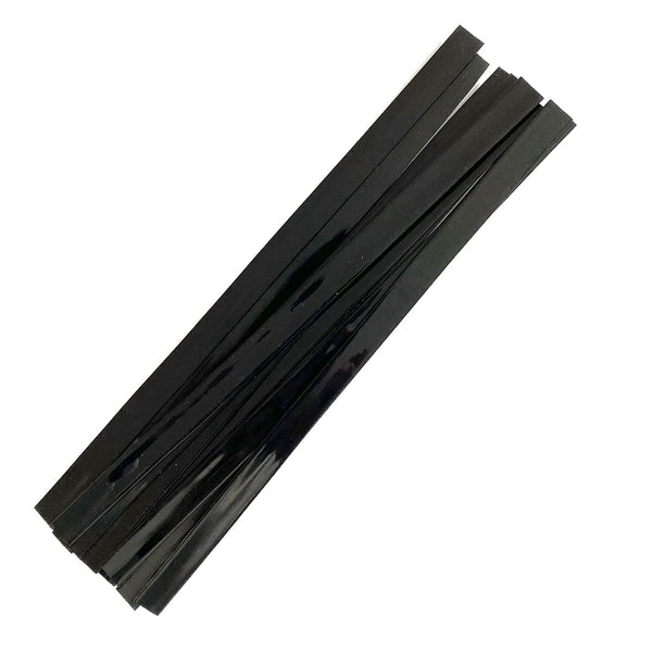 10pcs 0.9 * 20cm Italian Glue Keratin Bonding Glue Fusion Flat Tip For Fusion Human Hair Extensions(Transparent)