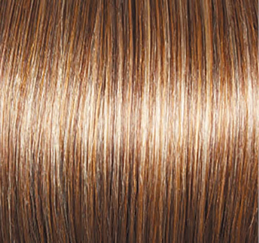 GABOR Blushing Beauty Mid-Length Barrel Curl Wig by Hairuwear, Average Size Cap, GL12-16 Golden Walnut
