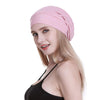 Silk Satin Lined Sleep Cap,Inner 19MM 100% Bulberry Silk Outer Bamboo Viscose Nature Breathable for Hair