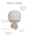 GABOR Royal Tease Layered Short Shag Wig by Hairuwear, 2023 Spring Luxury Collection, Average Cap, GL14-22 Sandy Blonde