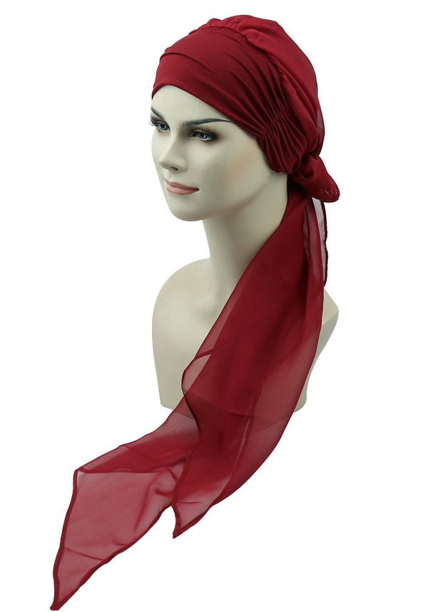 Chemo headwrap skjerf for hårtap Kvinner Kreft Hodeklær Medisinske gaver til alopecia
