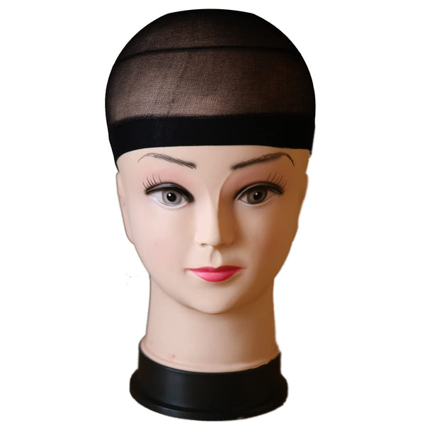 12 pcs Nylon Wig Caps for Women and Men Nylon Wig Caps (Beige)