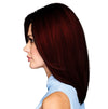 GABOR OWN THE ROOM Long Layered Mid-Length Wig, Easy to Care For Designer Series by Hairuwear, Average Cap Size, GF4-6 Black Coffee