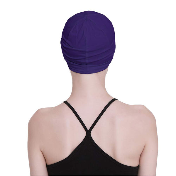 Bamboo Sleep Cap for Hair Loss Home Head Cover for Chemo Women Bike Hard Hat Helmet Liner Cotton Beanie