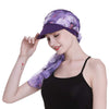 Newsboy Cap for Women Chemo Headwear med skjerf Gaver Hårtap tilgjengelig hele året