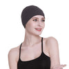 Bamboo Sleep Cap for Hair Loss Home Head Cover for Chemo Women Bike Hard Hat Helmet Liner Cotton Beanie