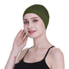 Bamboo Sleep Cap for Hair Loss Home Head Cover for Chemo Women Bike Hard Hat Helmet Liner Cotton Beanie