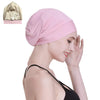Silk Satin Lined Sleep Cap,Inner 19MM 100% Bulberry Silk Outer Bamboo Viscose Nature Breathable for Hair
