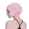 Silk Satin Lined Sleep Cap,Inner 19MM 100% Bulberry Silk Outer Bamboo Viscose Nature Breathable for Hair