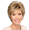 GABOR Royal Tease Layered Short Shag Wig by Hairuwear, 2023 Spring Luxury Collection, Average Cap, GL14-22 Sandy Blonde