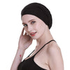 Silk Satin Lined Sleep Cap,Inner 19MM 100% Bulberry Silk Outer Bamboo Viscose Nature Breathable for Hair