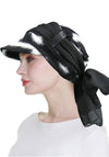 Newsboy Cap for Women Chemo Headwear med skjerf Gaver Hårtap tilgjengelig hele året