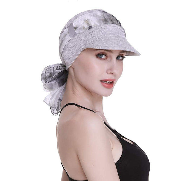 Newsboy Cap for Women Chemo Headwear med skjerf Gaver Hårtap tilgjengelig hele året