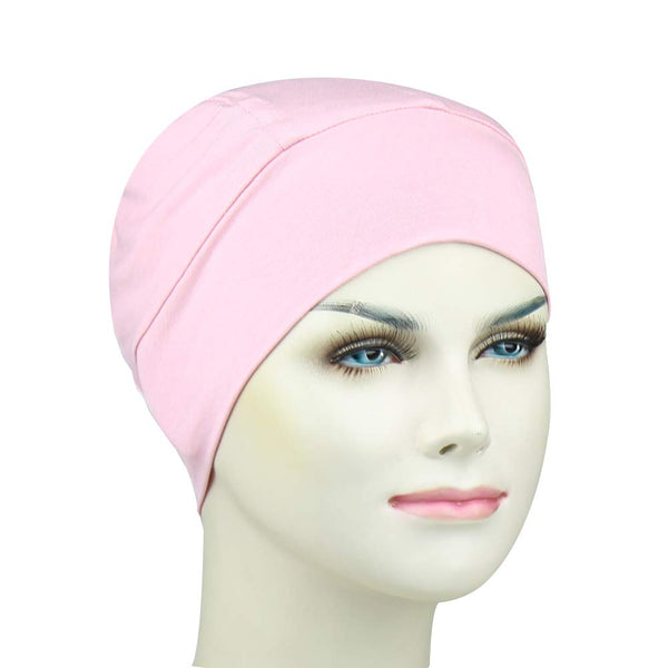 Bamboo Sleep Cap for Hair Loss Home Head Cover for Chemo Women Bike Hard Hat Helmet Liner Cotton Beanie