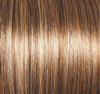 GABOR All Too Well Layered Chin-Length Wig, Textured Chic Cut Hair Wig by Hairuwear, Average Cap, GL8-10 Dark Chestnut