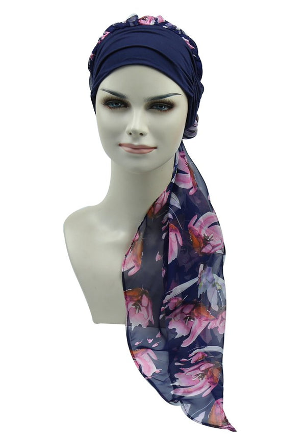 Chemo headwrap skjerf for hårtap Kvinner Kreft Hodeklær Medisinske gaver til alopecia