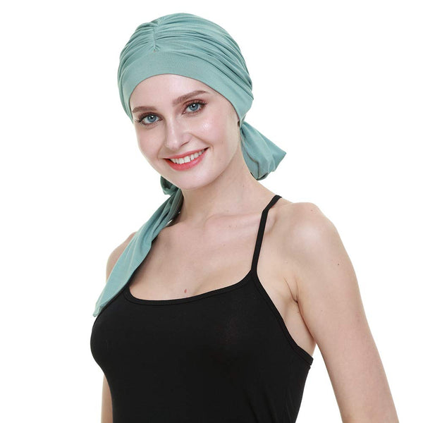 Chemo headwraps, lett bambus lett å binde søte gaver til hårtap kvinner