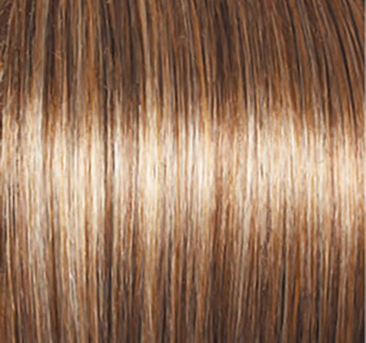 GABOR Blushing Beauty Mid-Length Barrel Curl Wig by Hairuwear, Average Size Cap, GL12-16 Golden Walnut
