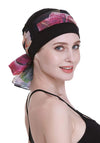 Elegant Chemo Cap With Silky Scarfs For Cancer Women Hair Loss Sleep Beanie