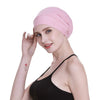 Silk Satin Lined Sleep Cap,Inner 19MM 100% Bulberry Silk Outer Bamboo Viscose Nature Breathable for Hair