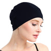 Bamboo Sleep Cap for Hair Loss Home Head Cover for Chemo Women Bike Hard Hat Helmet Liner Cotton Beanie
