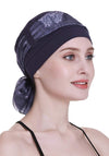 Elegant Chemo Cap With Silky Scarfs For Cancer Women Hair Loss Sleep Beanie