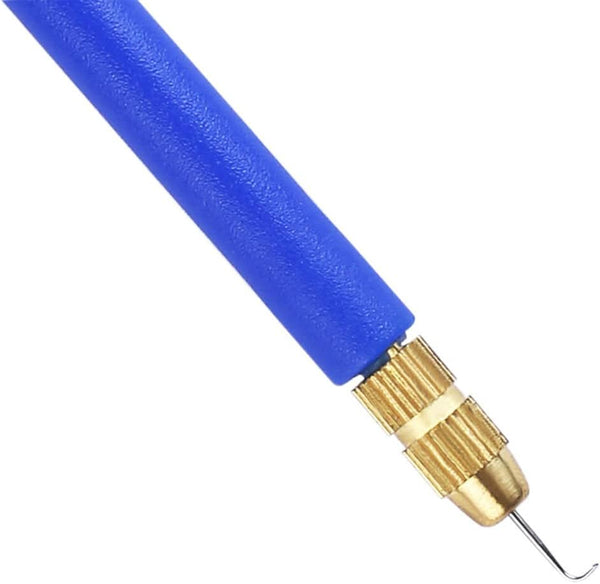 4 Size Ventilating Needle (1-1,1-2,2-3,3-4)&1Plastic Holder For Making Lace Wig/Closure/Frontal Ventilating Needle Net Needle