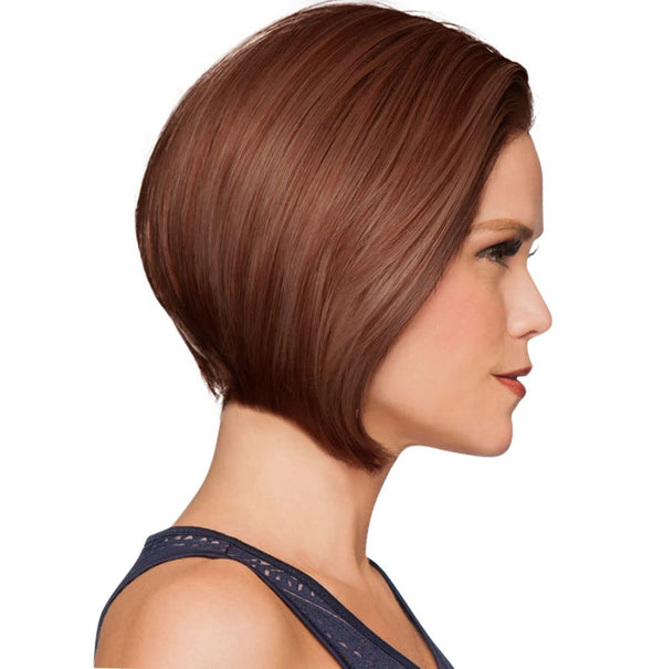 GABOR Opulence Chin-Length Modern Page Wig by Hairuwear, Large Cap, GL29-31 Rusty Auburn