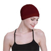 Bamboo Sleep Cap for Hair Loss Home Head Cover for Chemo Women Bike Hard Hat Helmet Liner Cotton Beanie