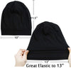Silk Satin Lined Sleep Cap,Inner 19MM 100% Bulberry Silk Outer Bamboo Viscose Nature Breathable for Hair