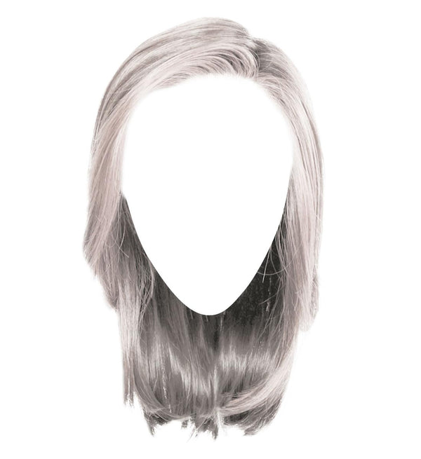 Gabor OWN THE ROOM Long Layered Mid-Length Wig, Easy to Care For Designer Series by Hairuwear, Large Cap Size, GF56-1001 Arctic White