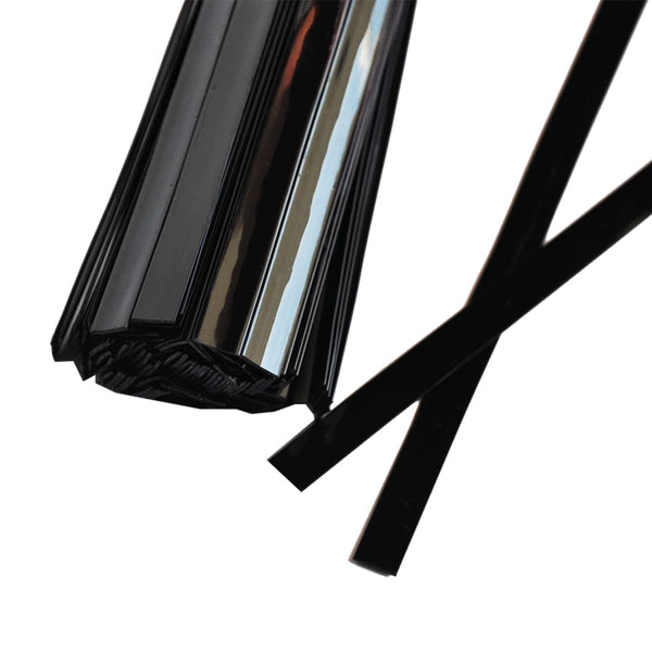 10pcs 0.9 * 20cm Italian Glue Keratin Bonding Glue Fusion Flat Tip For Fusion Human Hair Extensions(Transparent)
